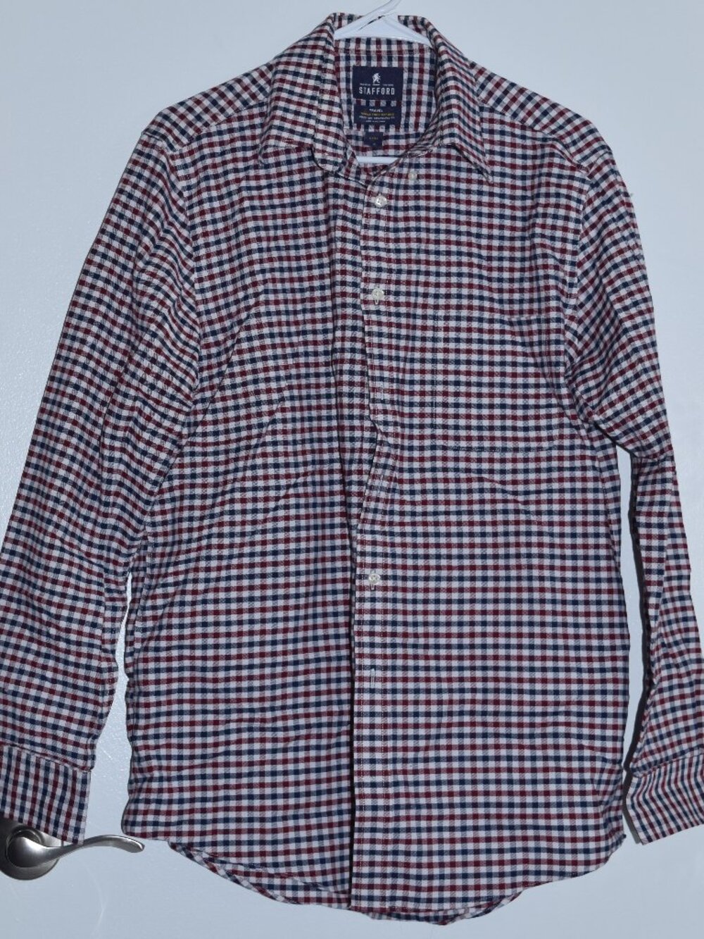 Gingham, Fitted Oxford Shirt